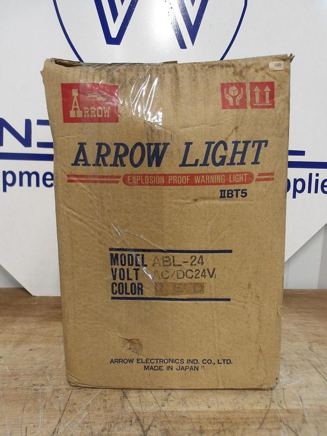 ARROW LIGHT ABL-24 RED WARNING ROTATING LIGHT, #791100G NIB