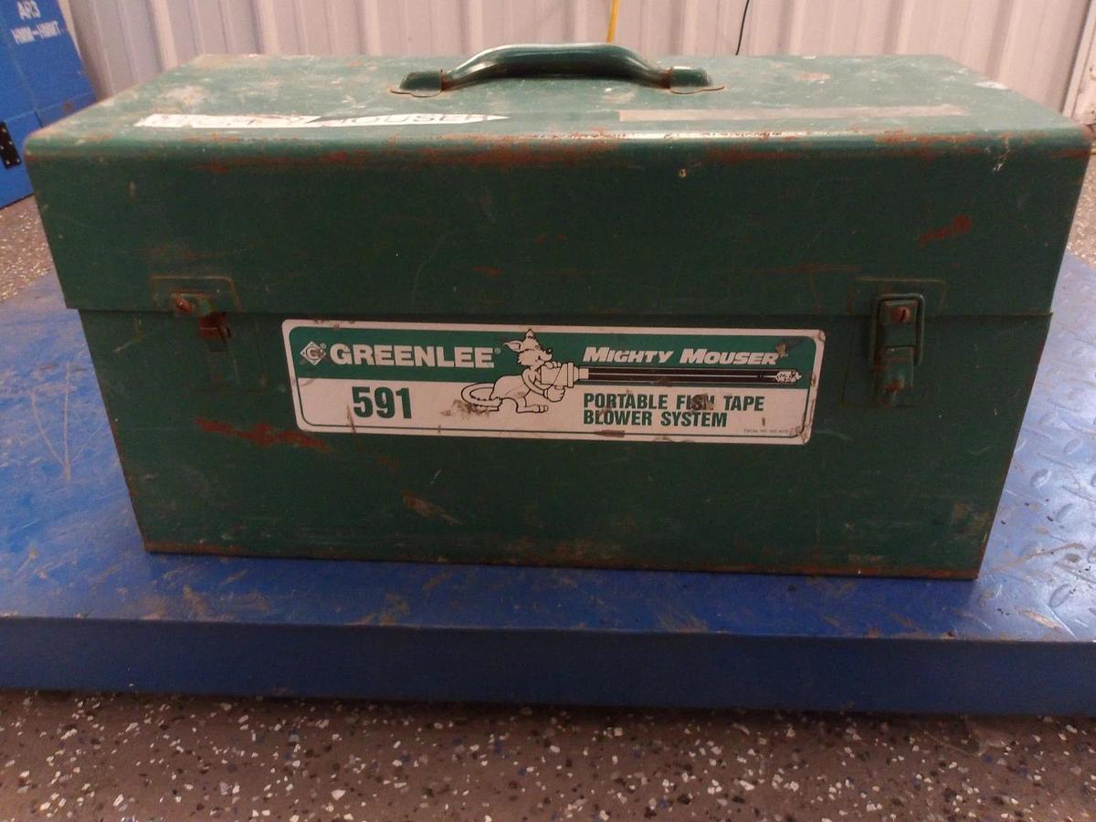 Used GREENLEE 591 FISH TAPE BLOWER, #3231204G USED