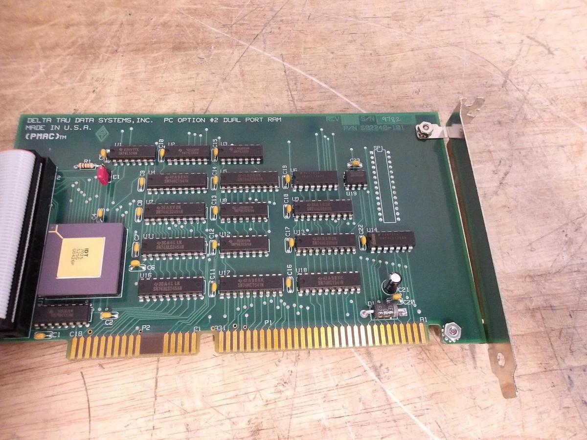 Used DELTA 602240-101 TAU DUAL PORT CIRCUIT BOARD, #5151007G NEW