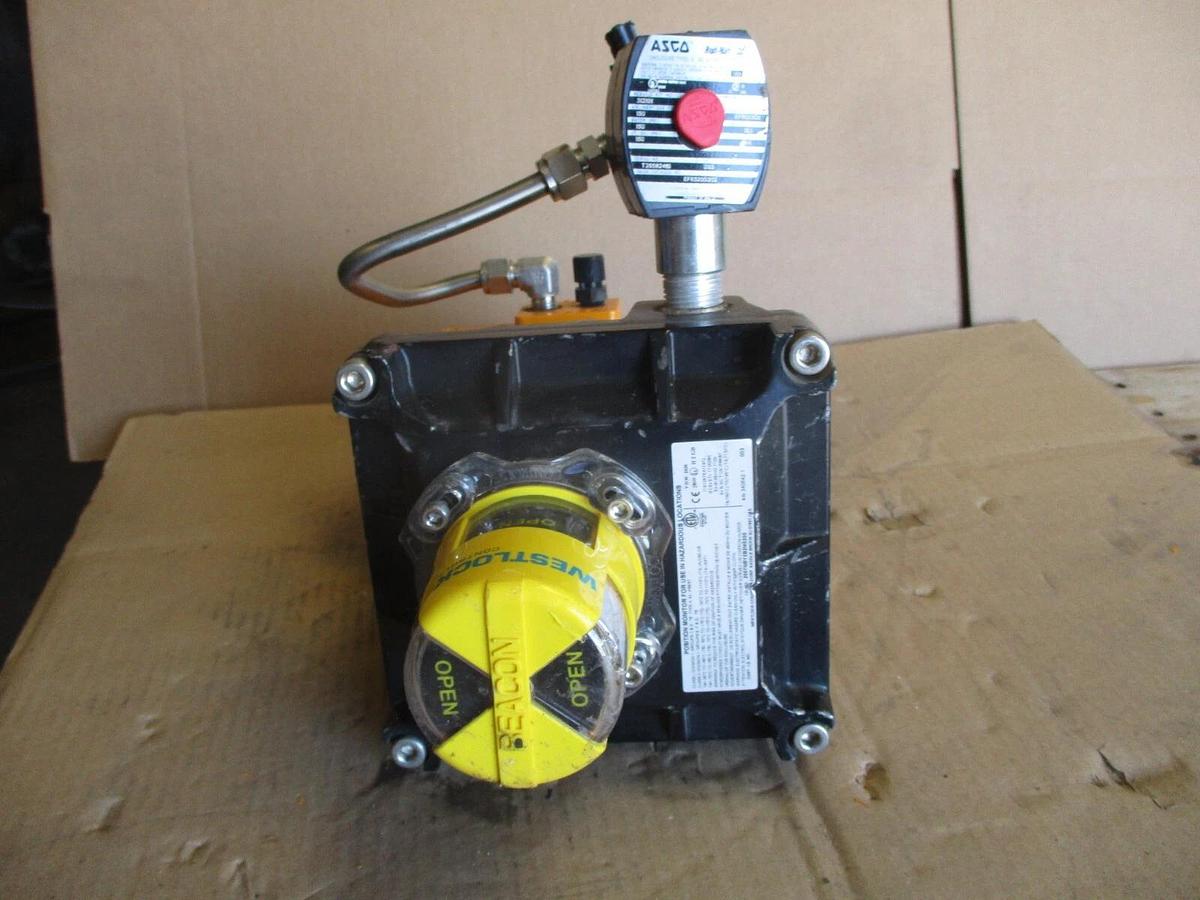 Used FLOW-TEK STAINLESS 1/2" CONTROL VALVE W/ ACTUATOR, #671056J NEW