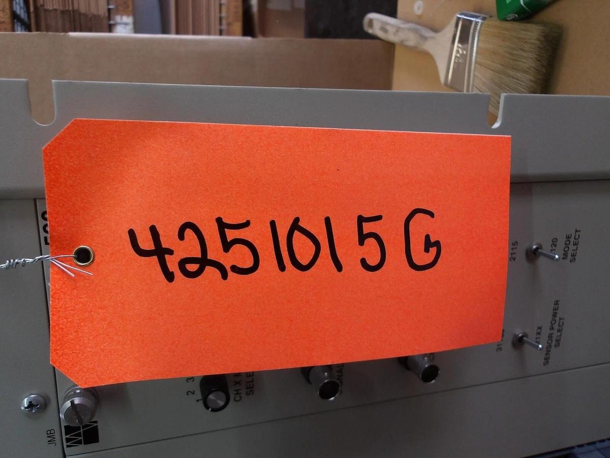Used CSI MACHINE VIEW 3110J BACK+CARDS, #4251015G USED