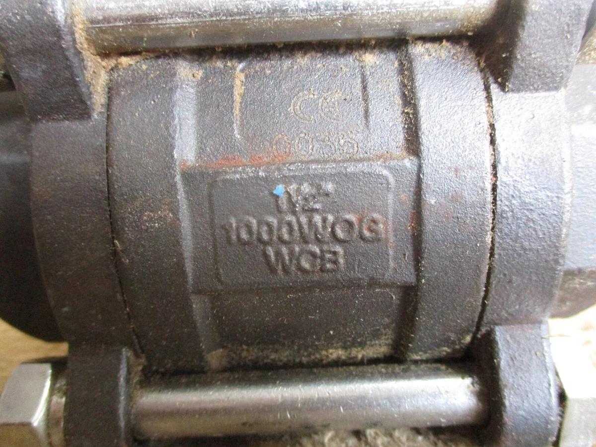 Used OVC 1-1/2" STEEL BALL VALVE (SOCKET WELD) #78224J NEW