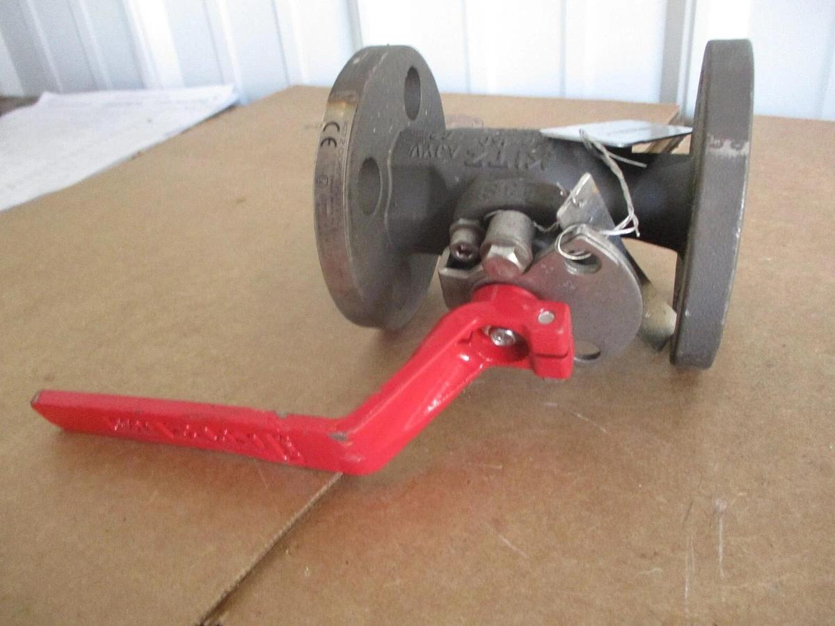 Used KITZ 1/2" STEEL BALL VALVE, #115330J NEW