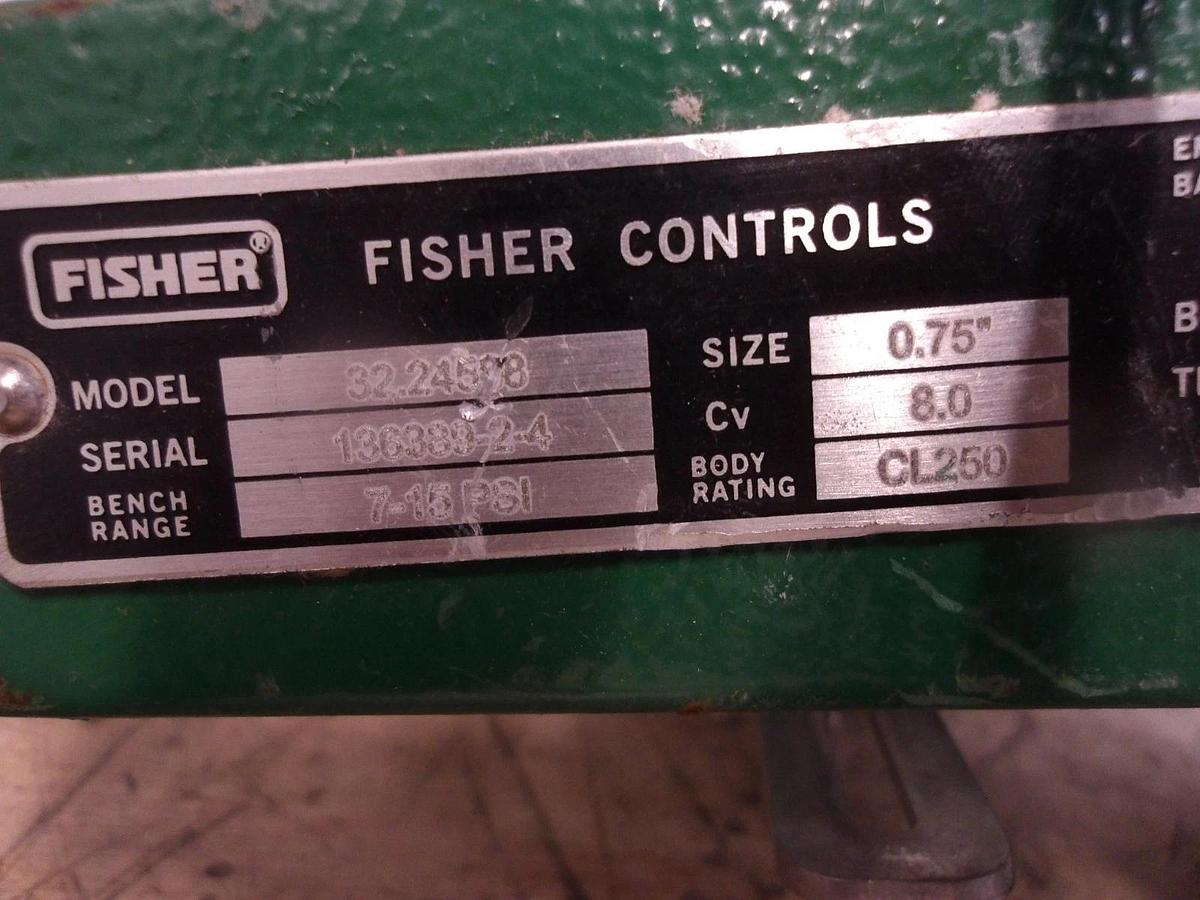Used FISHER 3/4" BRASS CONTROL VALVE 32.24588, #101217G USED