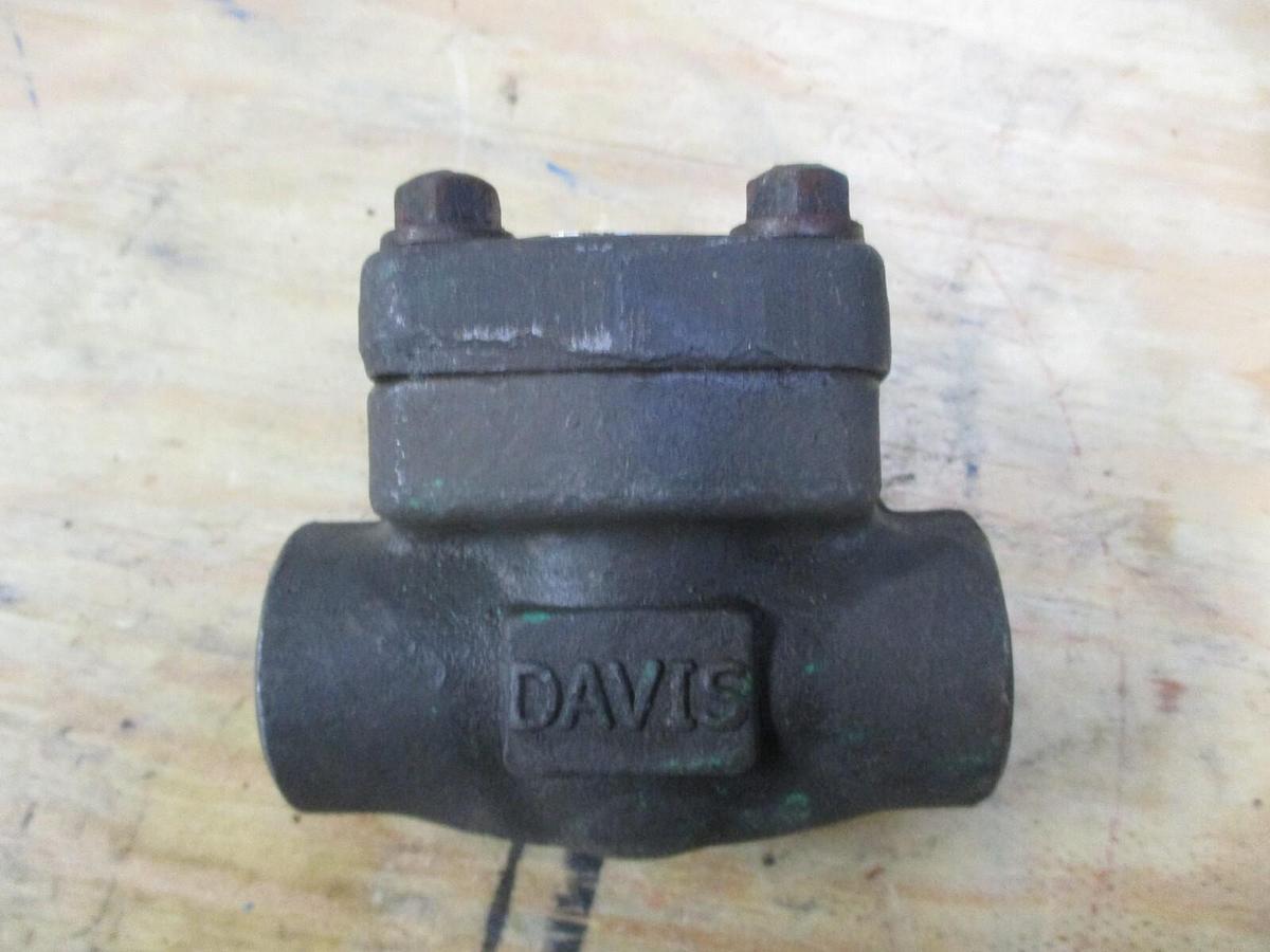 Used DAVIS 3/4" STEEL CHECK VALVE 8LCTFS1, #1201015J NEW