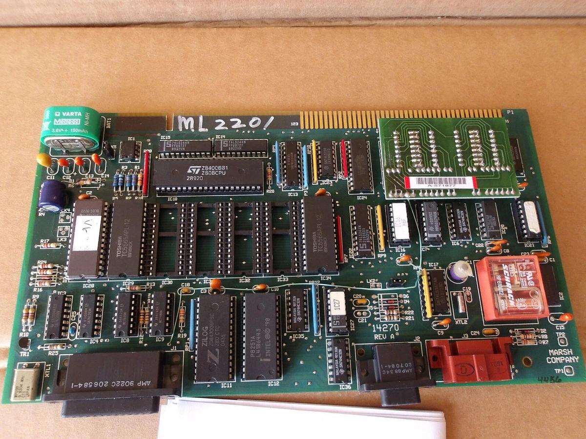 Used MARSH 14270 RECONDITION MEMORY CIRCUIT BOARD, #93240G REMANUFACTURED