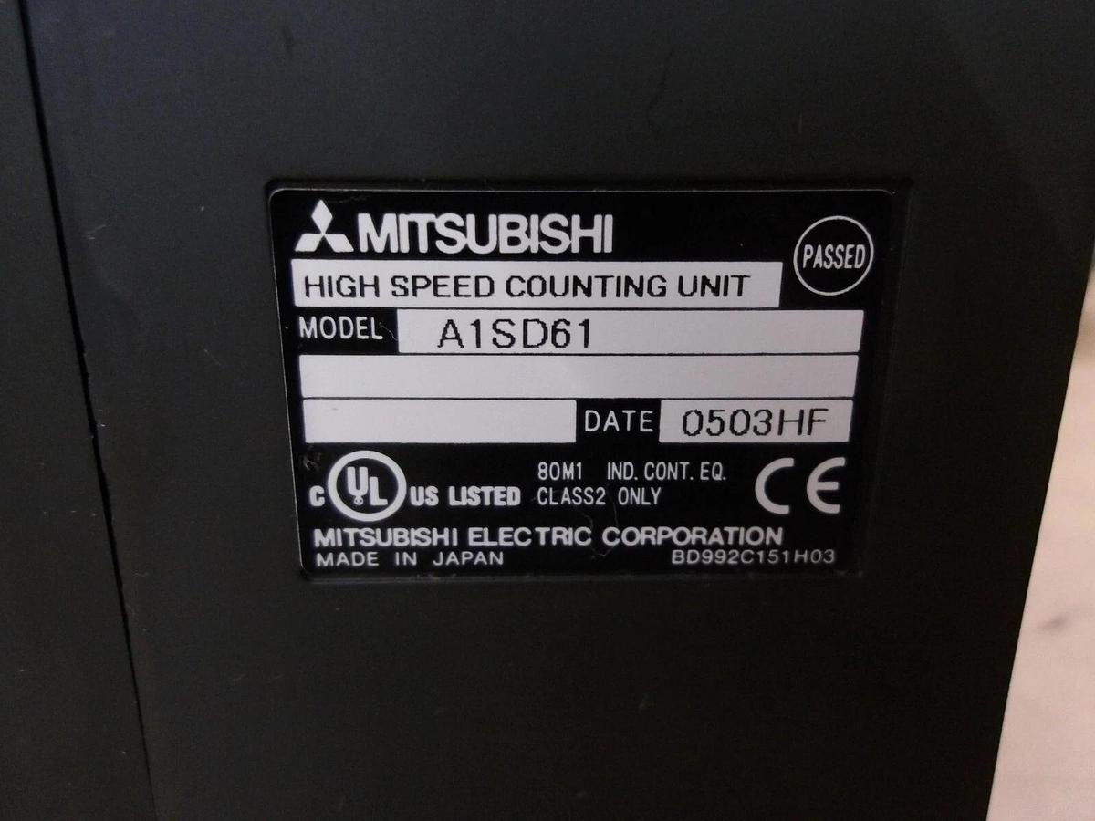 Used MITSUBISHI A2SHCPU RACK & CARDS, #410810G USED
