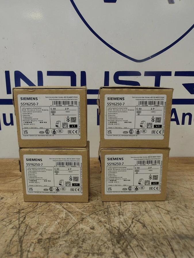 SIEMENS 50 AMP BREAKER 400 V (LOT OF 4) #710146G NIB
