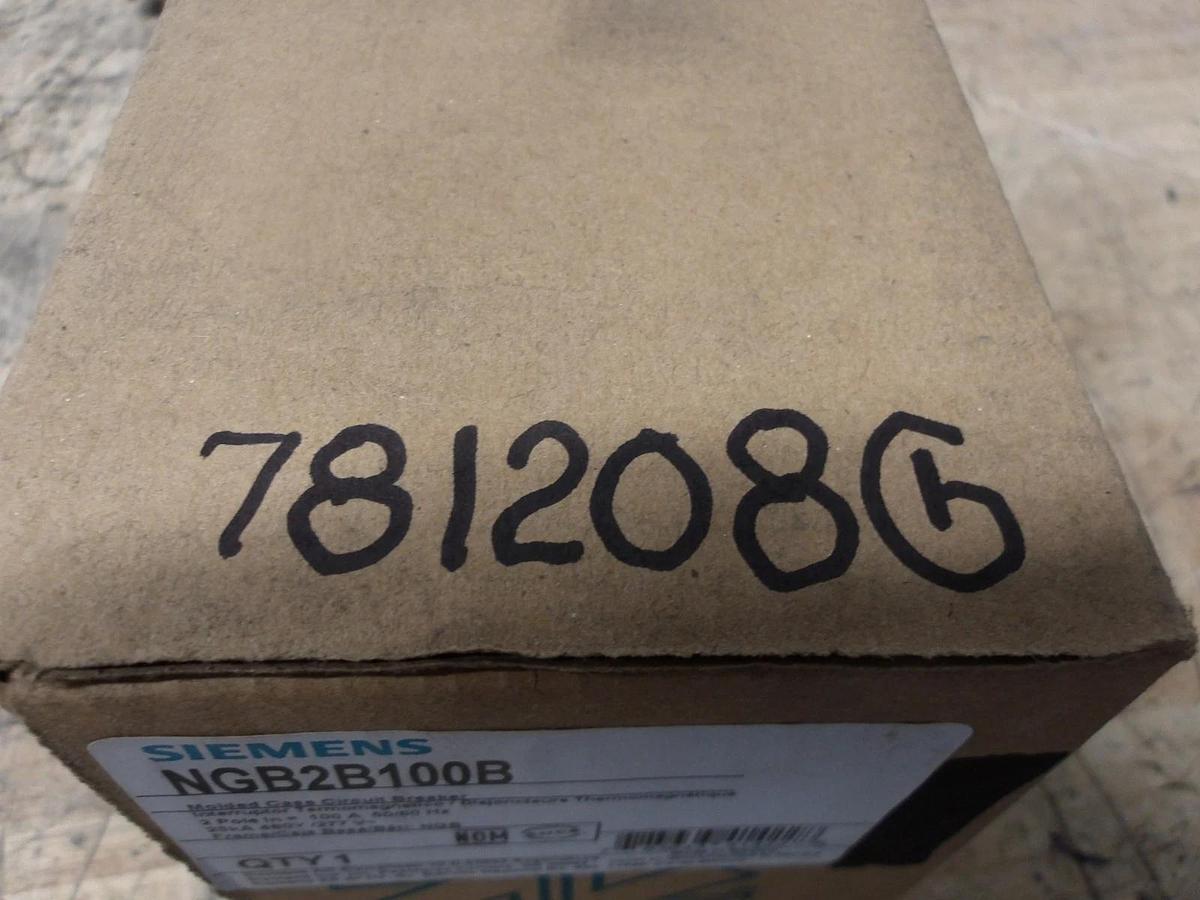 SIEMENS 100 AMP BREAKER 600/347-125/250 V, #781208G NIB