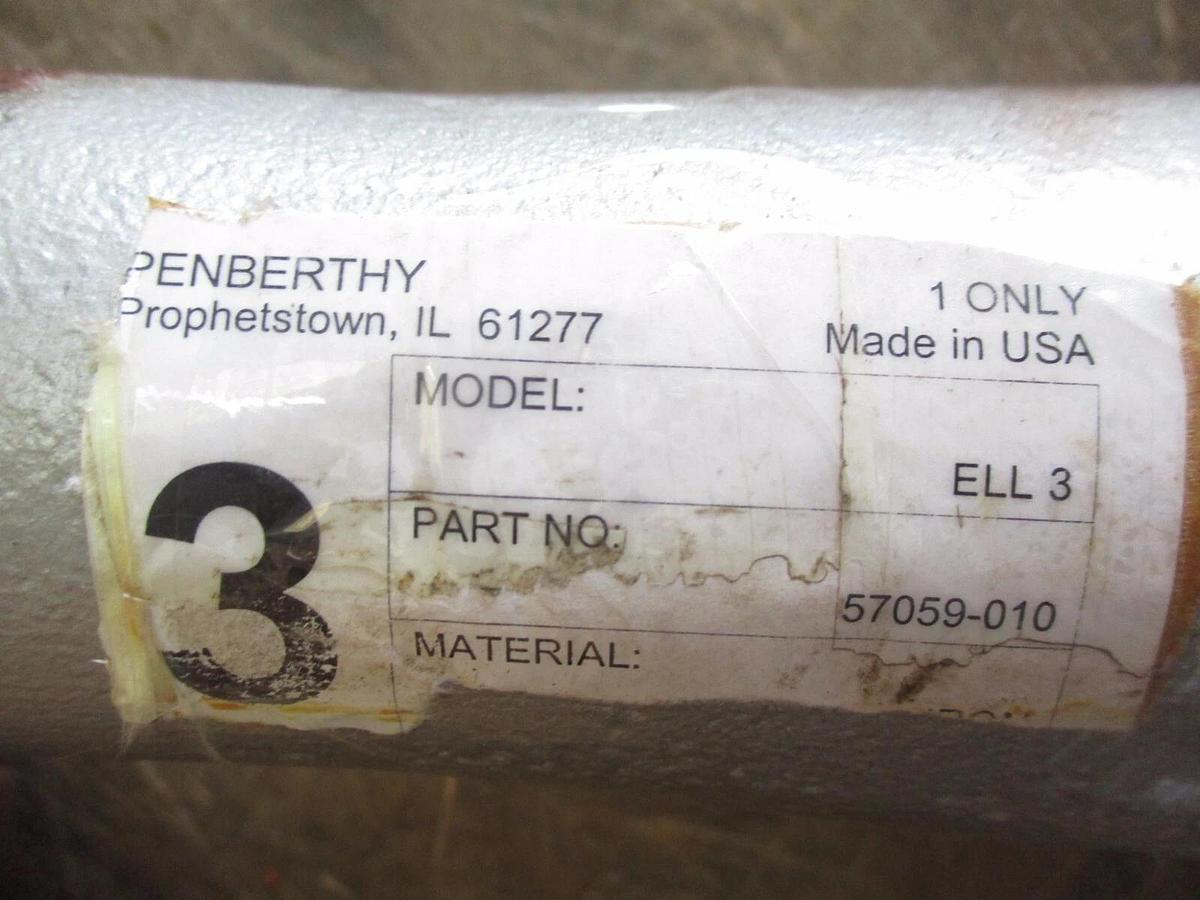 Used PENBERTHY ELL 3 CAST METAL JET PUMP 57059-010, 3" X 2", #681006J NEW