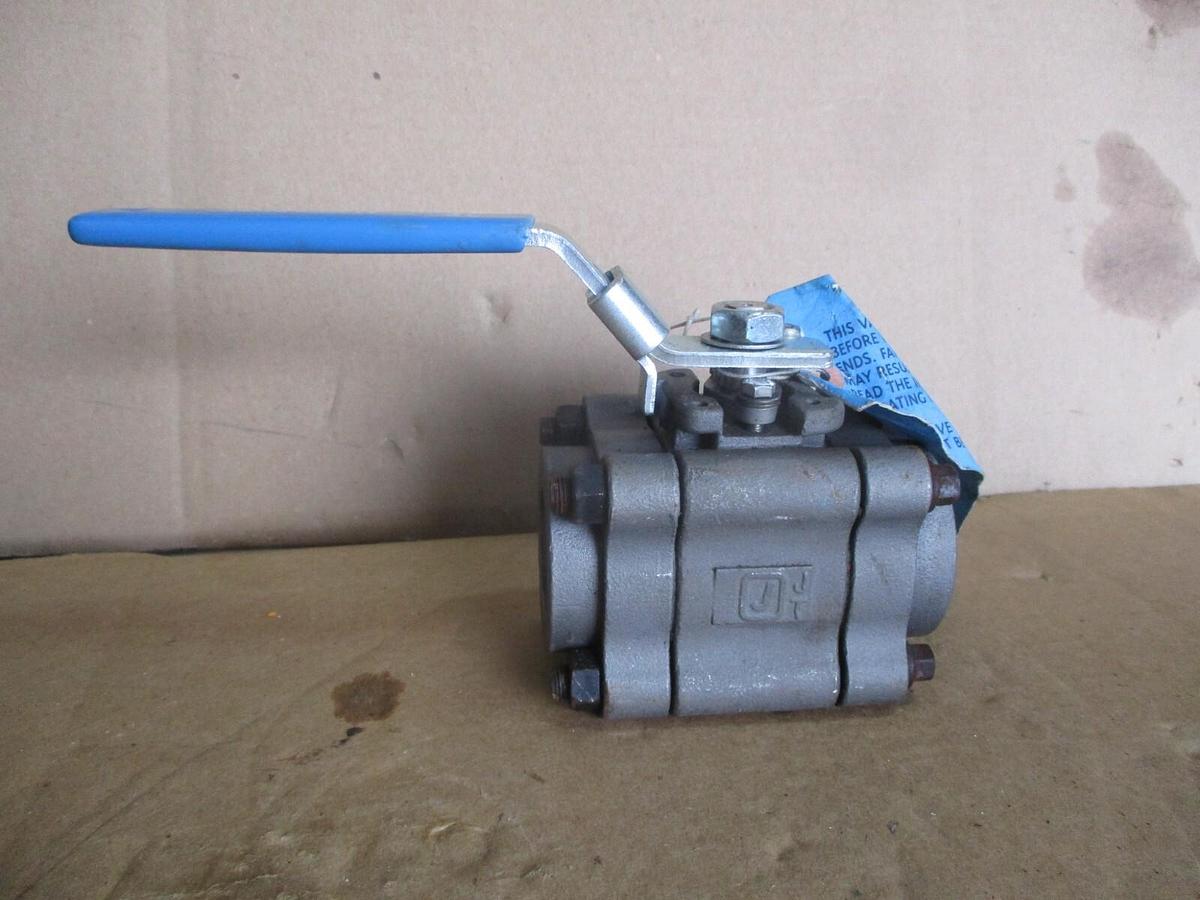 Used JAMESBURY 1" STEEL BUTT-WELD BALL VALVE, #68850J NEW