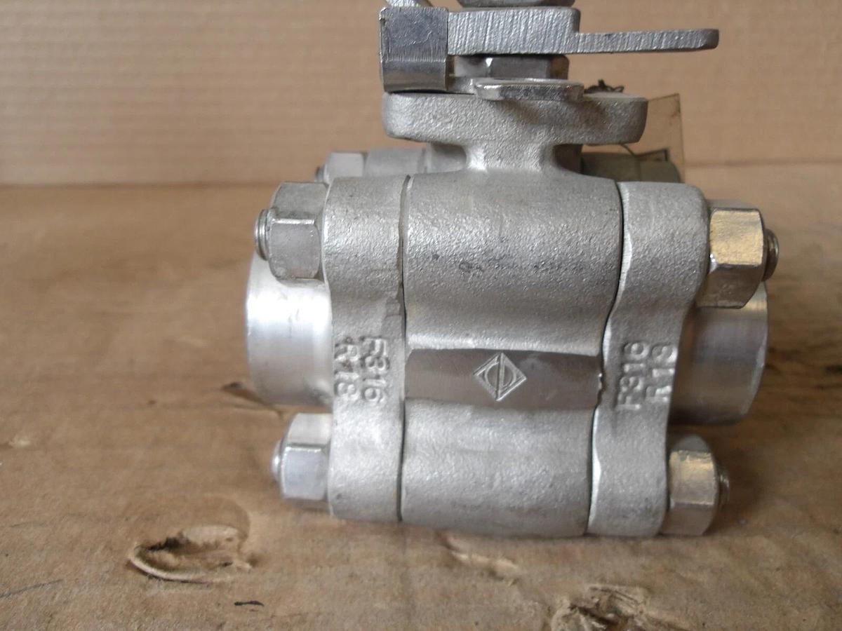 Used CHAODA 3/4" S/S BALL VALVE (THREADED) #812105G NEW