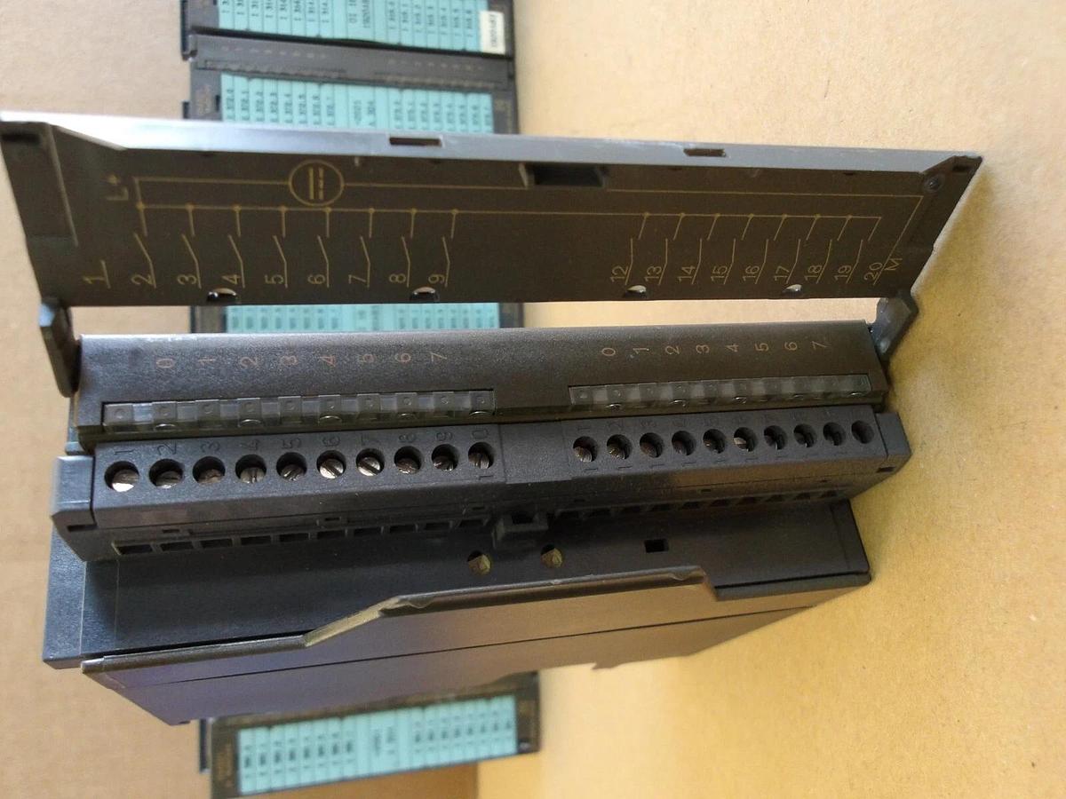 Used SIEMENS 6ES7 SIMATIC S7 INPUT MODEUL (LOT OF 10), #423256G USED