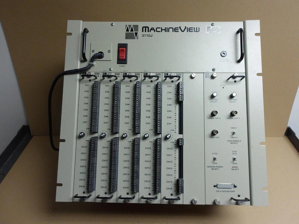 Used CSI MACHINE VIEW 3110J BACK+CARDS, #4251015G USED