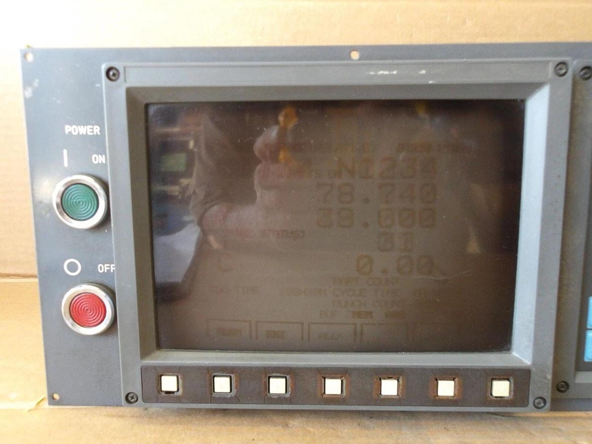 Used FANUC A02B-0084-C092 OPERATOR KEYPAD & SCREEN N860-3125-T010/03A, #11111000G