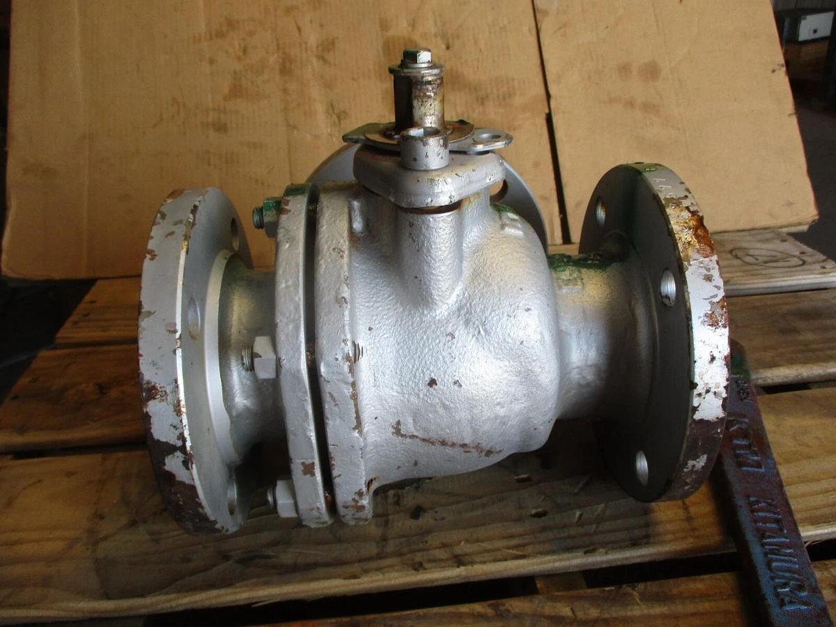 Used KTM 3" STEEL 3-WAY BALL VALVE, #6251100J NEW