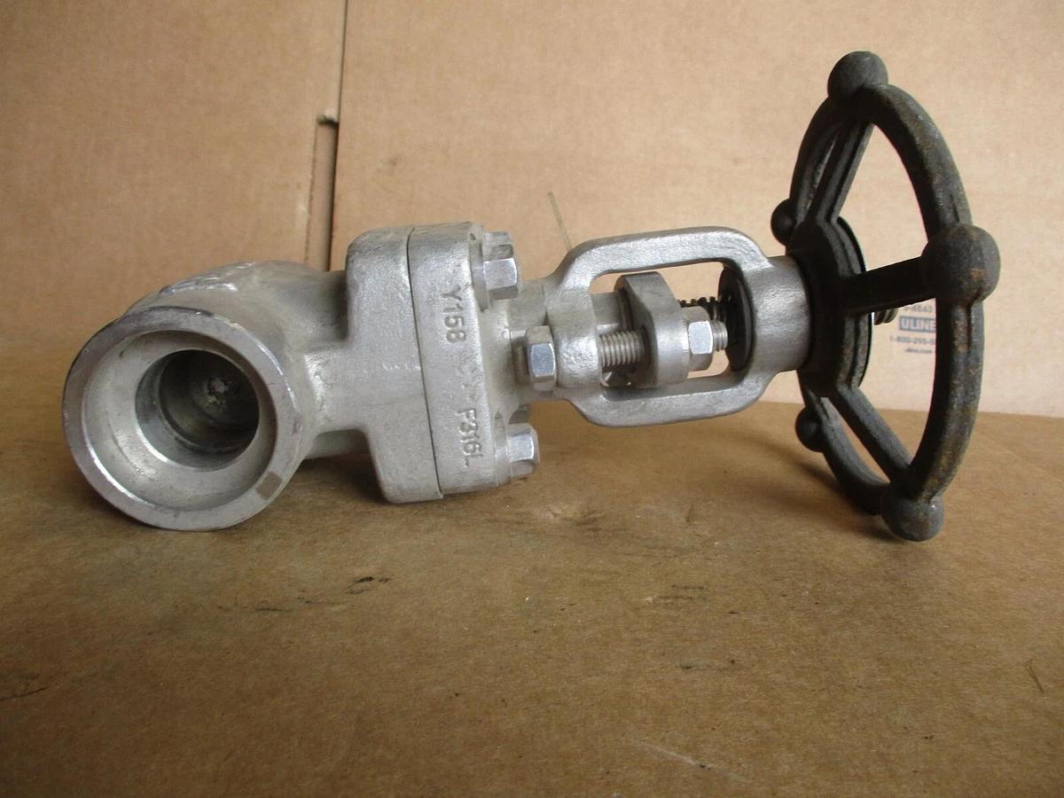 Used WARREN 1-1/2" STAINLESS GATE VALVE (SOCKET WELD), #4161216J NEW