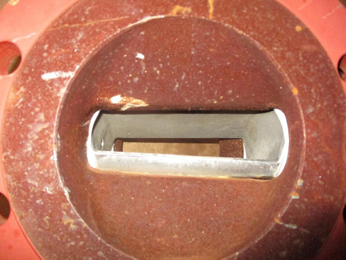 Used DURCO 6" STEEL PLUG VALVE, #625133J NEW