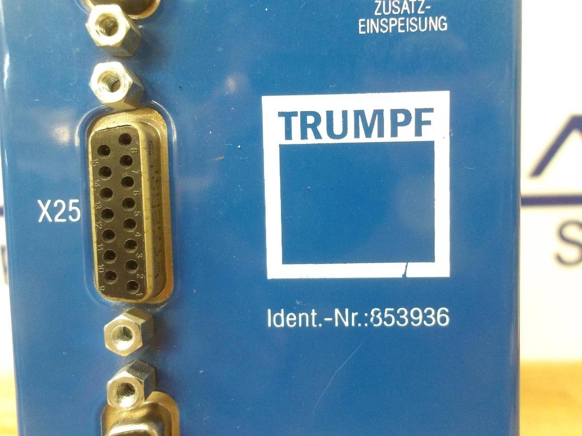 Used TRUMPF BUM0DS MOTOR SPEED CONTROL, #4281030G USED