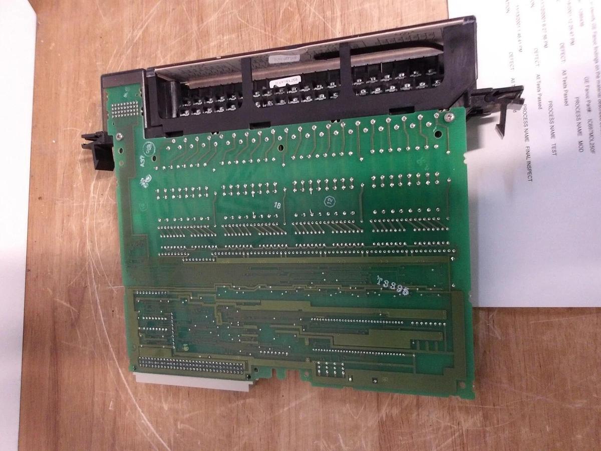Used GE FANUC 1C697MDL250 DISCRETE INPUT MODULE, #220955G REMANUFACTURED