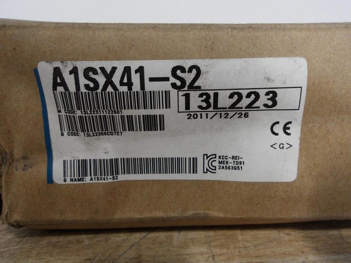 MITSUBISHI A1SX41-S2 INPUT MODULE, #52113G NIB