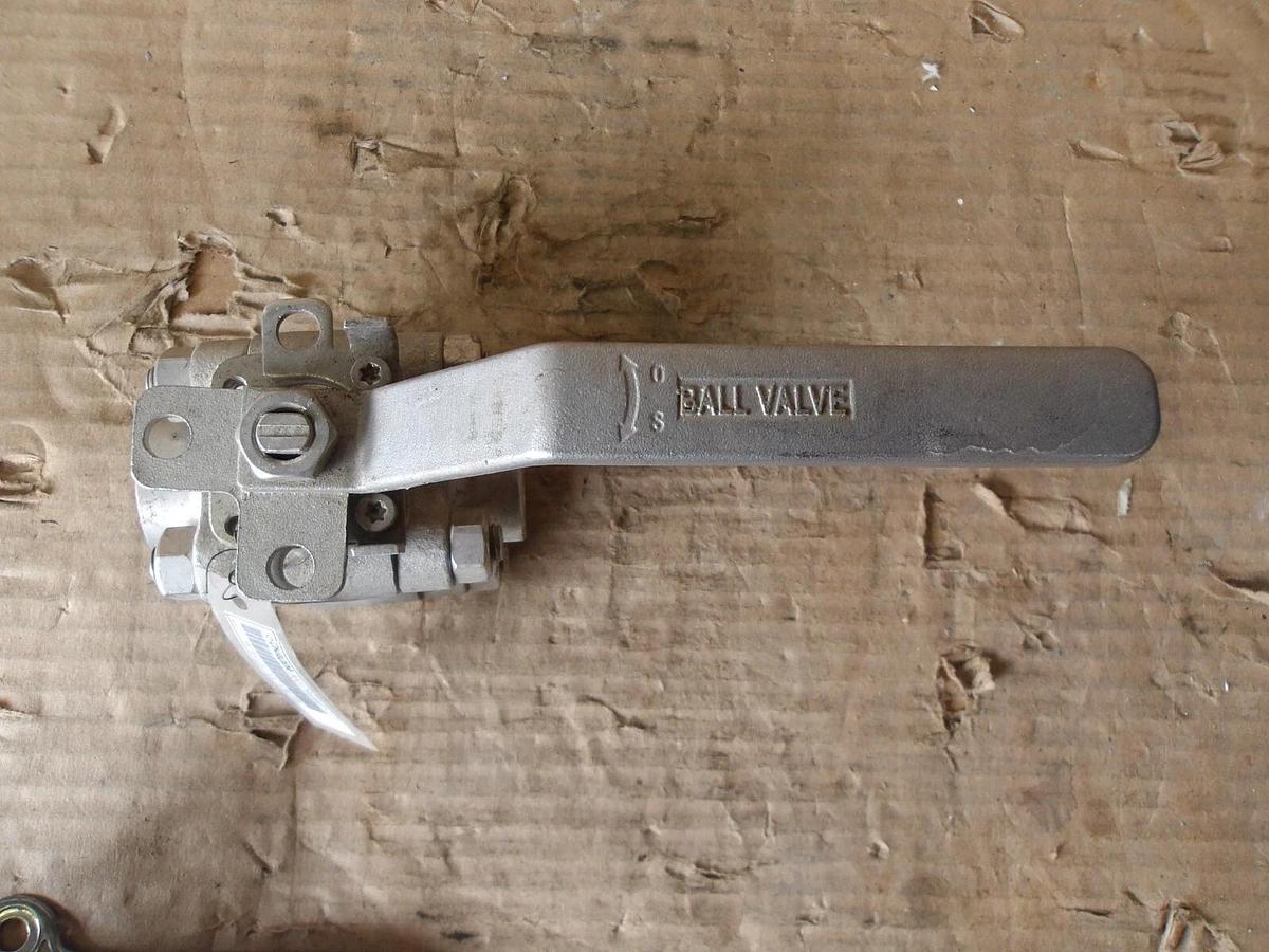 Used CHAODA 3/4" S/S BALL VALVE (THREADED) #812105G NEW