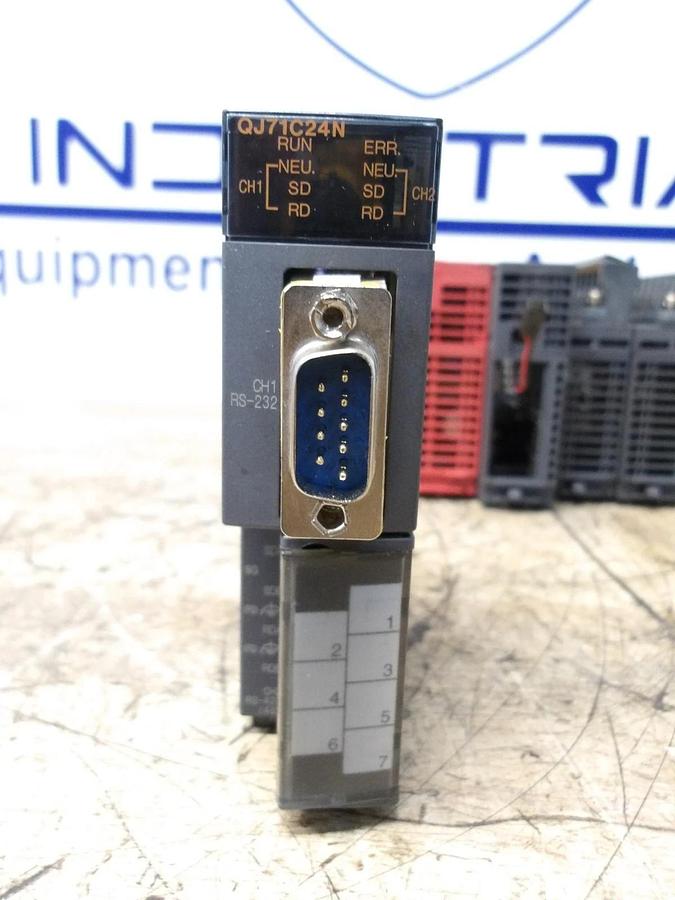 Used MITSUBISHI PLC RACK & CARDS Q02HCPU, #116247G USED