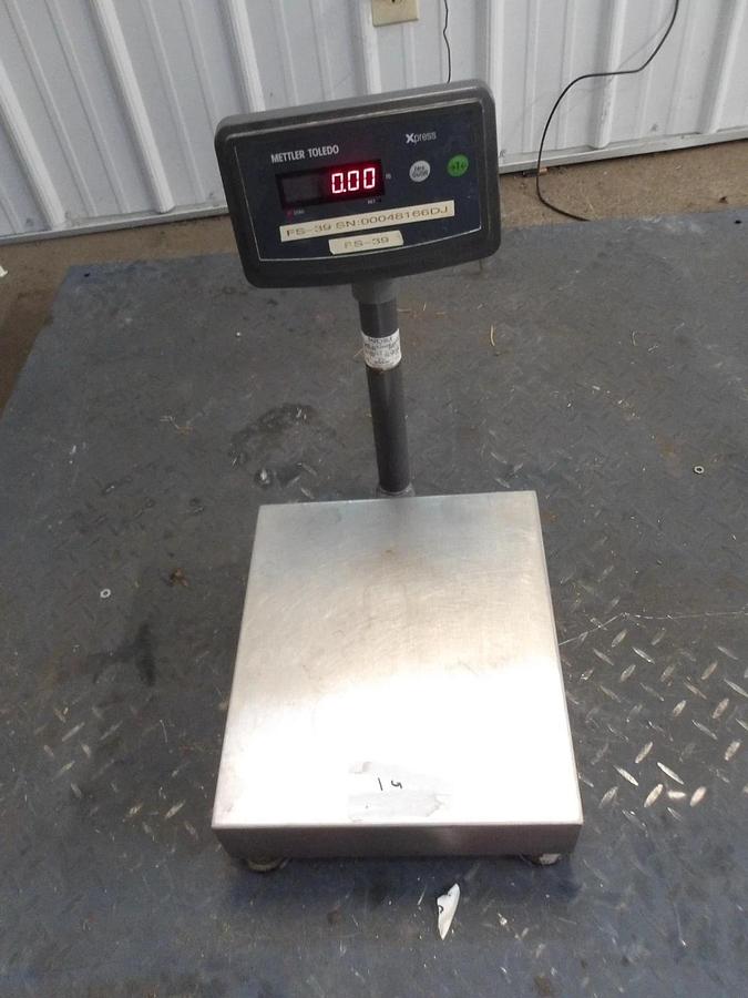 Used METTLER TOLEDO XPRESS DIGITAL SCALE XBL60R-X1D, #812248G USED