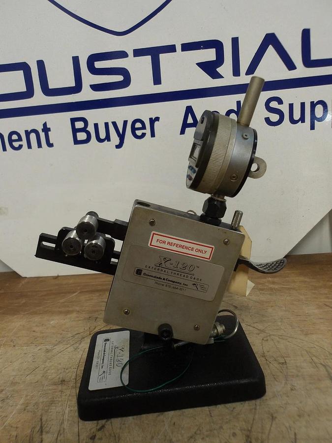 Used GREENSLADE X-120 EXTERNAL THREAD GAGE, #813259G USED