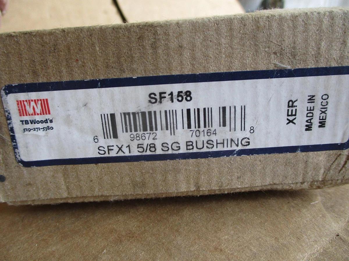 TB WOODS SF158 BUSHING SFX1 5/8 GS, #911340J NIB