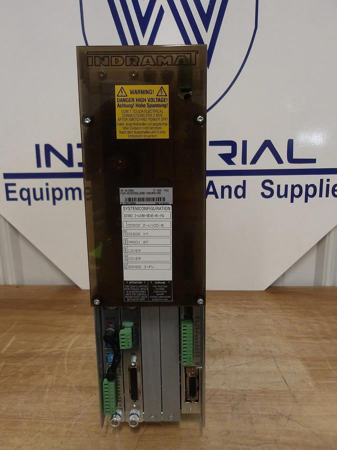 Used INDRAMAT DDS02.2-W100-BE45-01-FW DIGITAL AC SERVO DRIVE, #414115G NEW