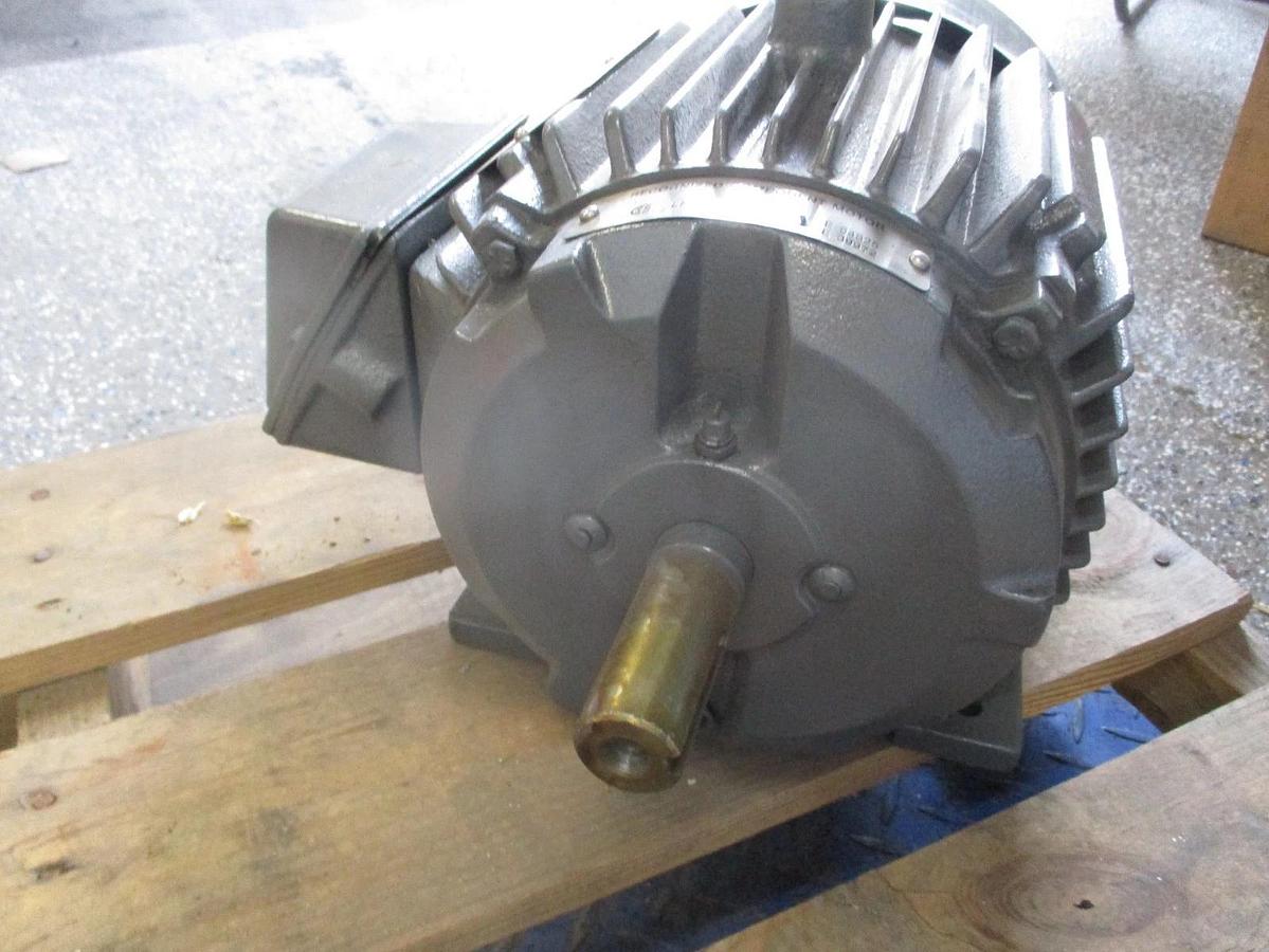 Used BALDOR RELIANCE 3 HP MOTOR, FR 182T, 230/460 V, 1755 RPM, #69942J NEW