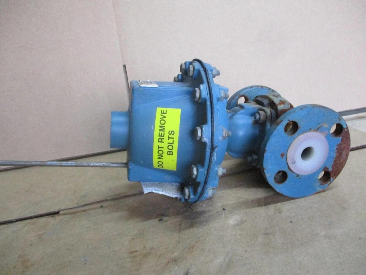 Used ITT NO.12 DIA-FLO LINED 1/2" AIR MOTOR VALVE, #410852J USED