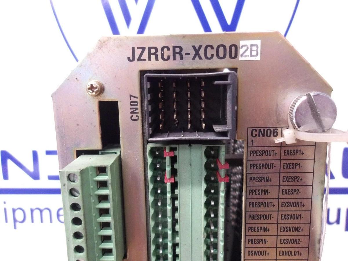 Used YASKAWA JZRCR-XC002B DUAL CHANNEL I/O CONTROLLER, #17805G USED