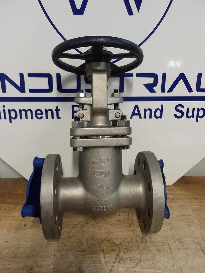Used POWELL 2" S/S GATE VALVE 2467FM0TXXX, #99105G NEW