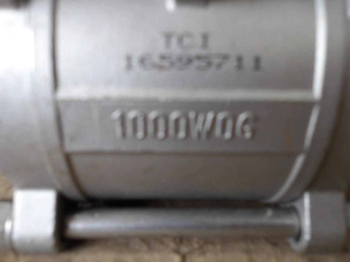 Used PINACLE 2" S/S BALL VALVE, #812125G NEW