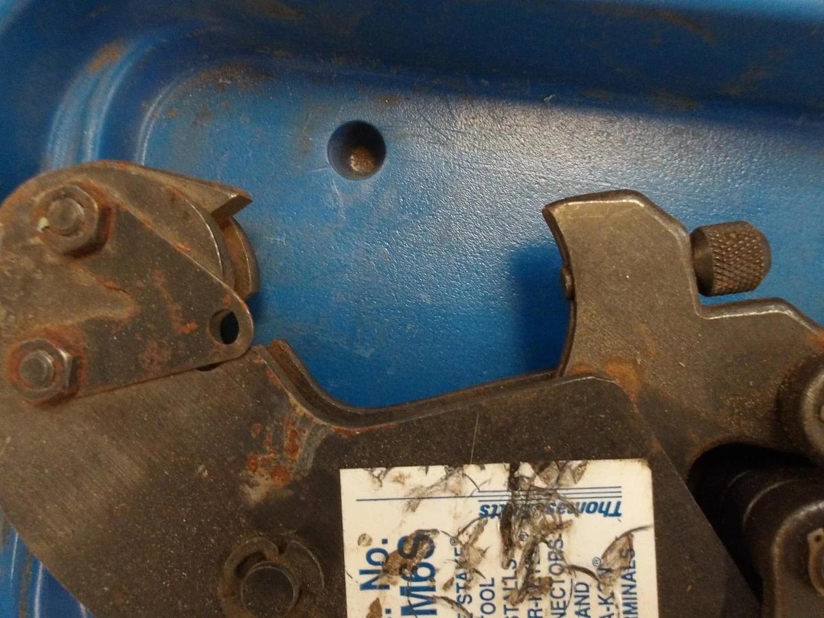 Used THOMAS & BETTS TBM6S WIRE TERMINAL CRIMPER, #3241113G USED