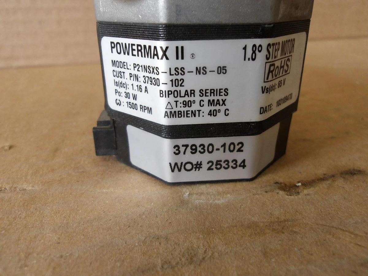 Used DANAHER POWERMAX II STEPPING MOTOR 1.8, #791145G NEW