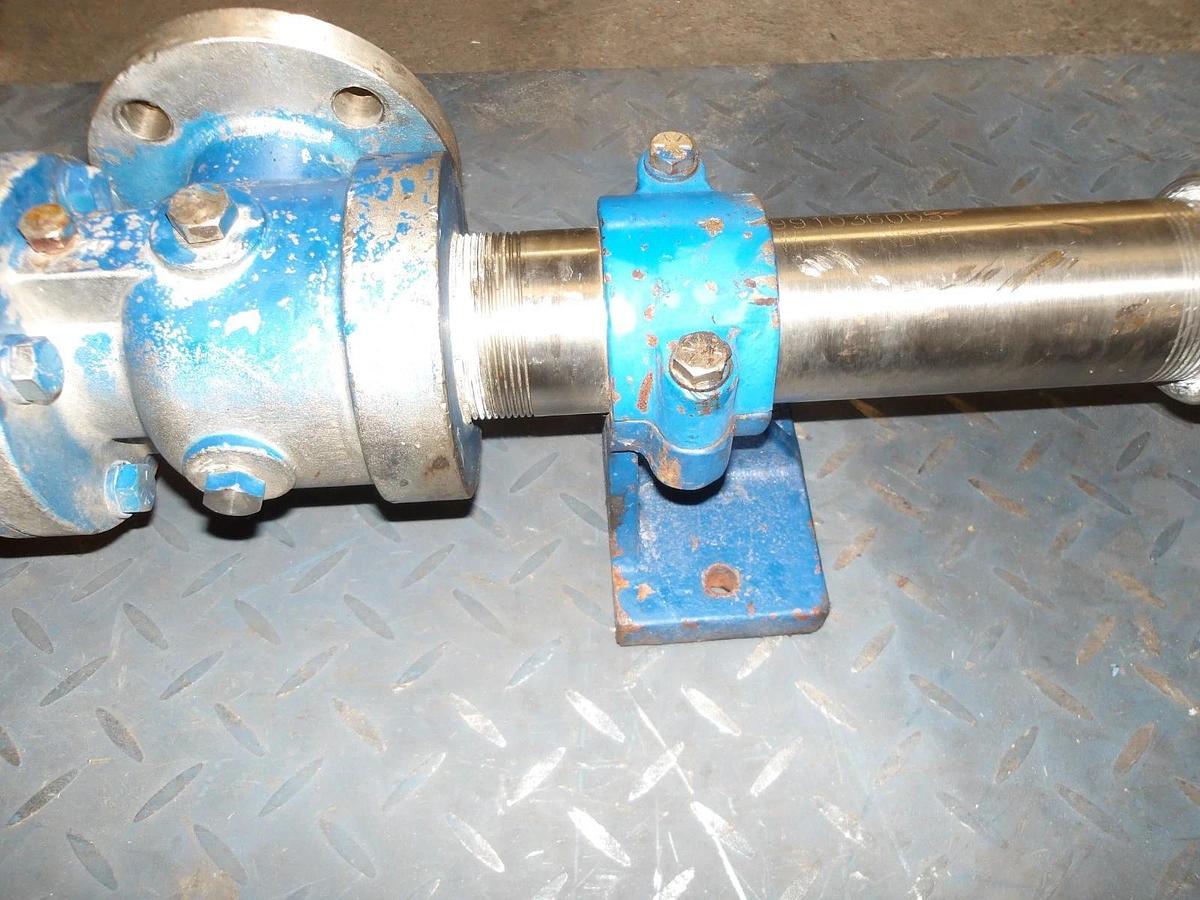 Used STAINLESS CAVITY PUMP 1-1/2" X 1" (NO TAG) #94224G USED