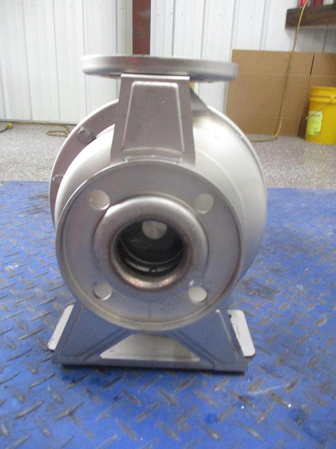 Used EBARA 2" X 2-1/2" STAINLESS 15 HP PUMP, #6121008J NEW