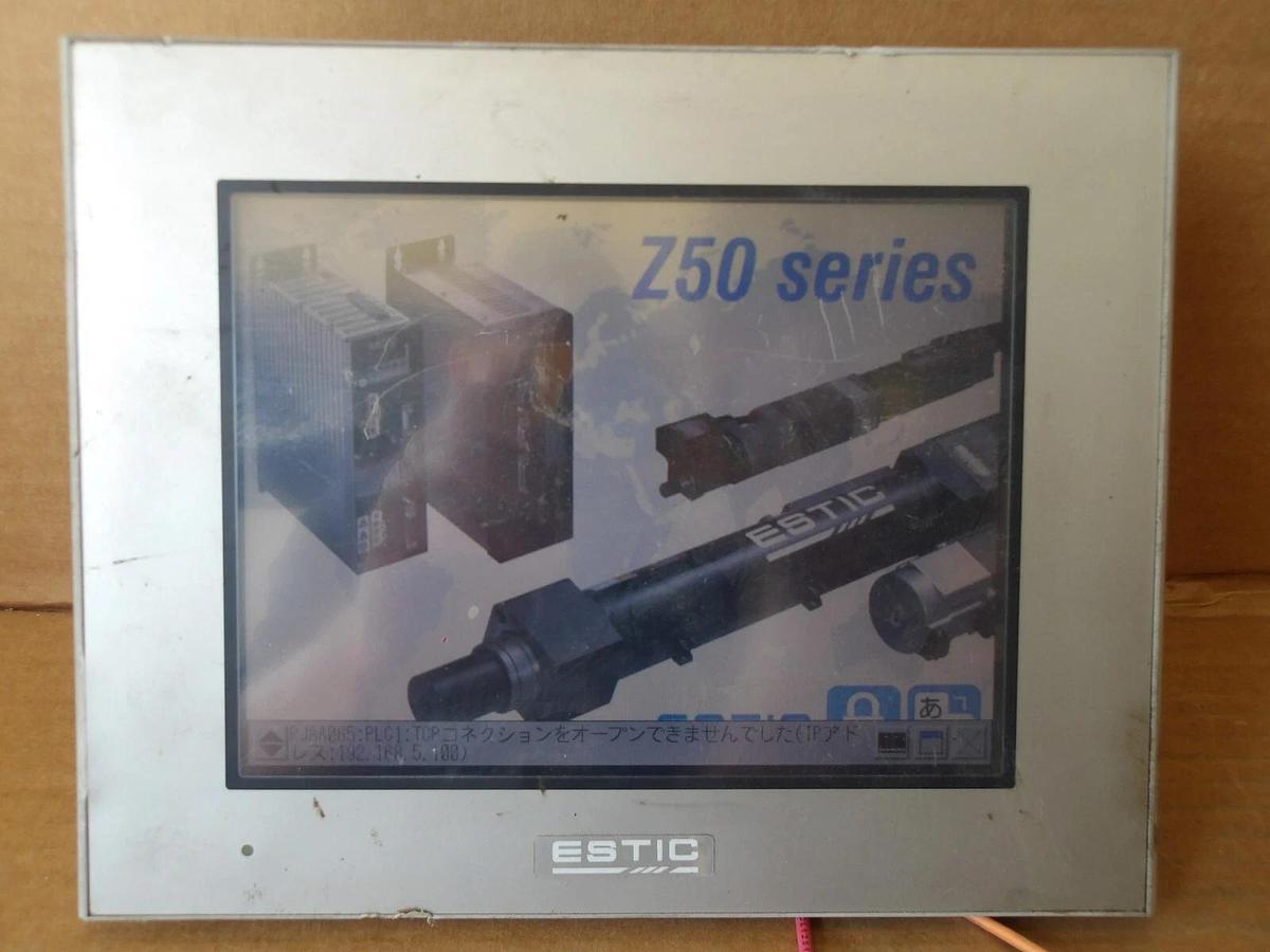 Used ESTIC ENRZ-DP50-E SERVO NUTRUNNER DISPLAY UNIT 24 V, #11121038G USED