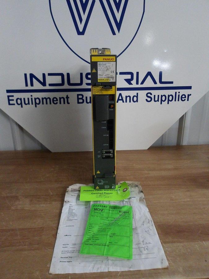 Used FANUC A06B-6114-H105 SERVO AMPLIFIER, #210946G REMANUFACTURED