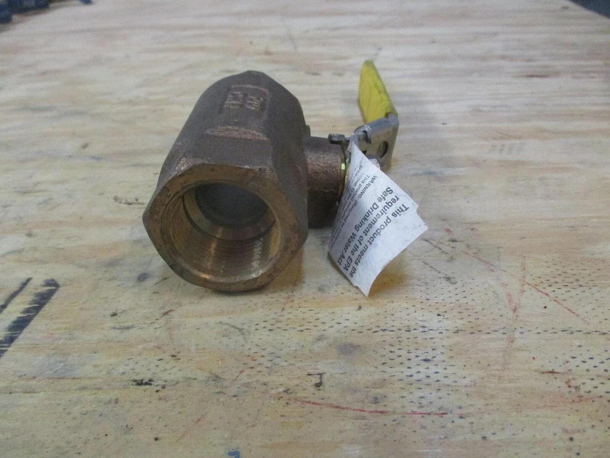 Used APOLLO 1" BRONZE BALL VALVE, #1201026J NEW