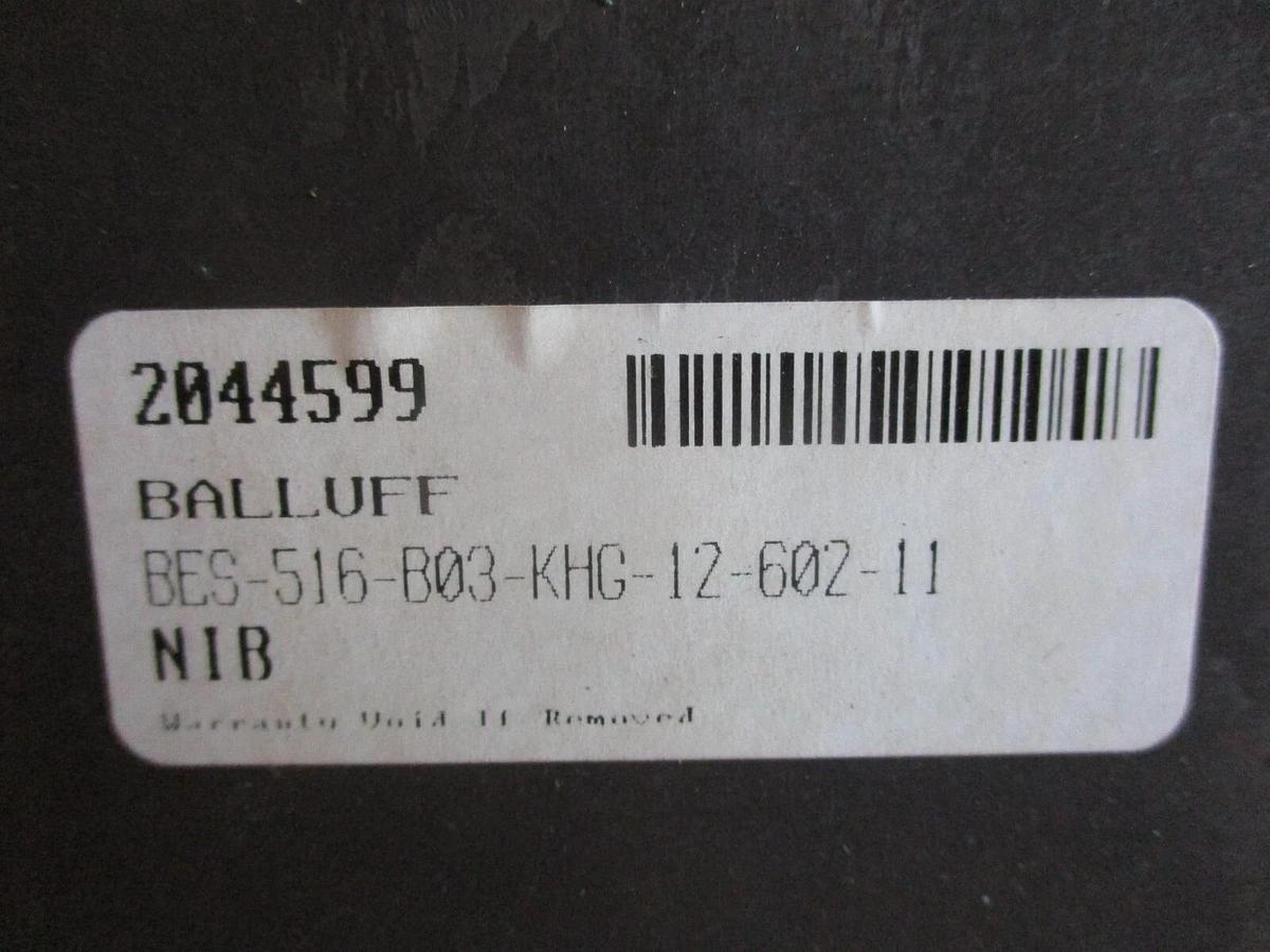 BALLUFF BES-516-KHG-12-602-11 PROXIMITY SWITCH, #791031J NIB