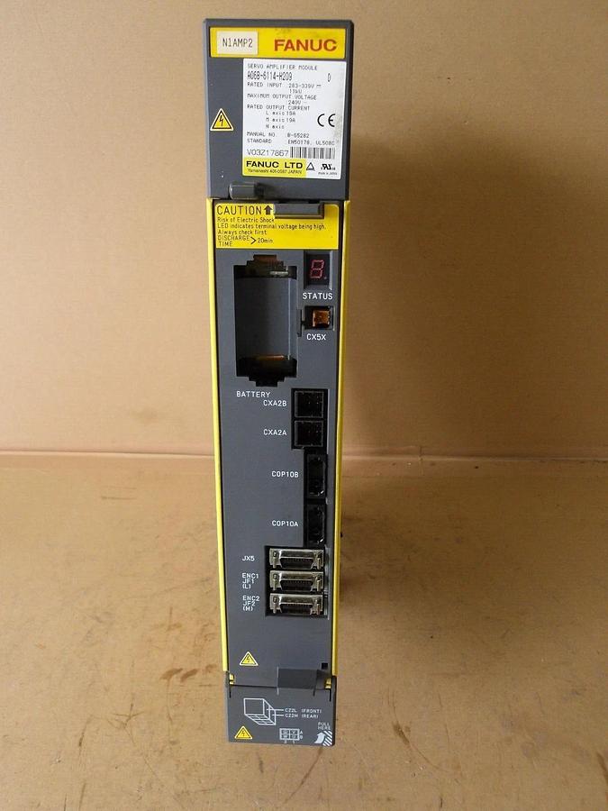 Used FANUC A06B-6114-H209 SERVO AMPLIFIERM MODULE, #618119G USED
