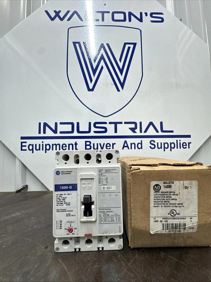 Used Allen Bradley 140M-I8 Motor Protection Circuit Breaker #2201226P NEW IN BOX!