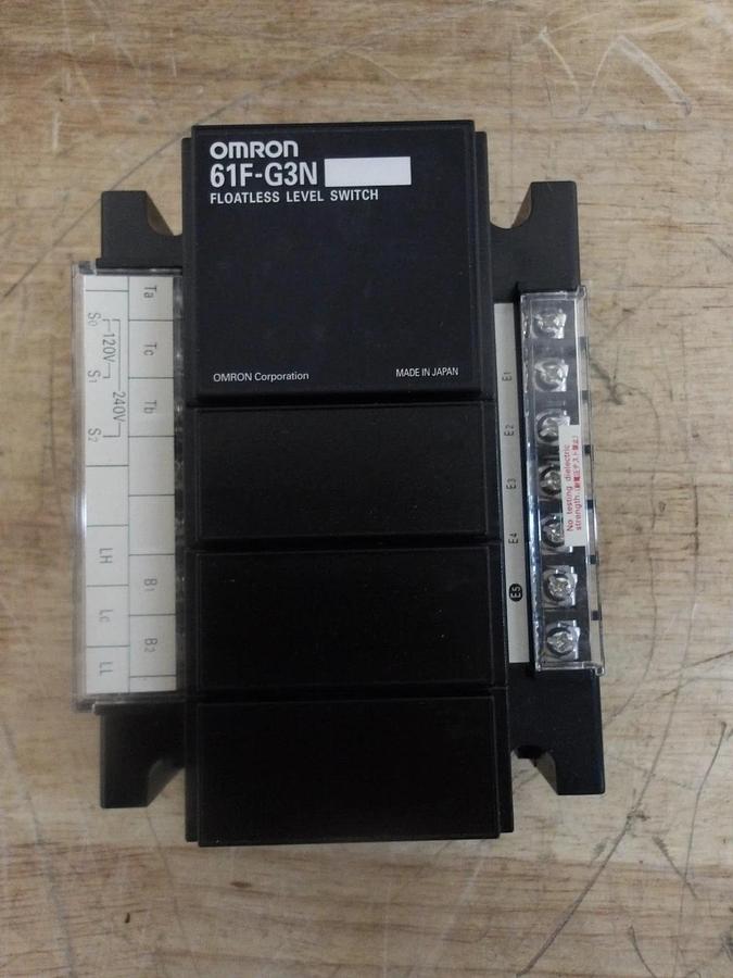 OMRON 61F-G3N FLOAT-LESS LEVEL SWITCH, #424936G NIB