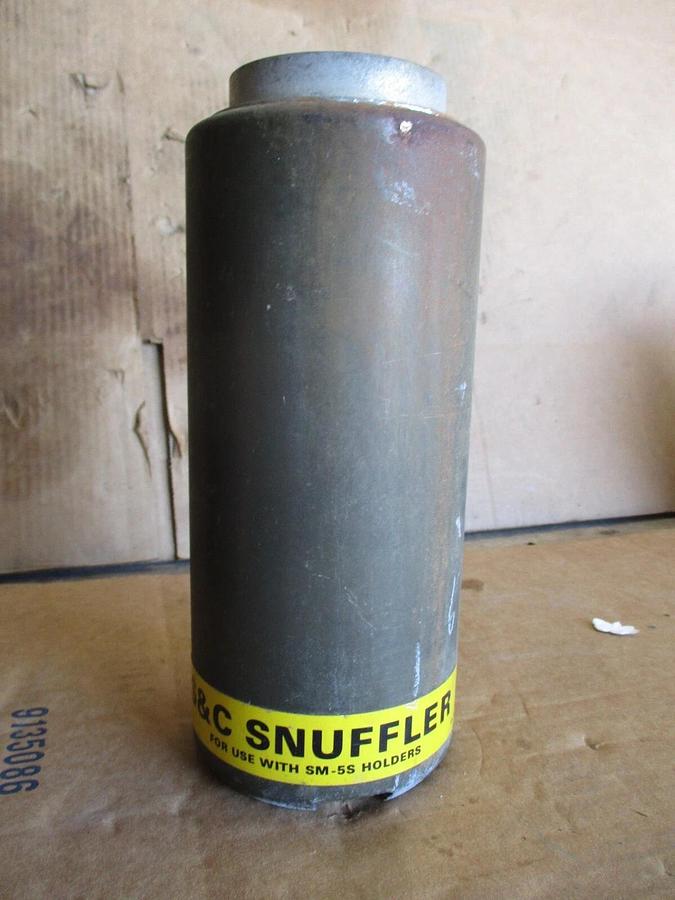 Used S&C SNUFFLER FUSE CANISTER (FOR SM-5S HOLDER) #95315J USED