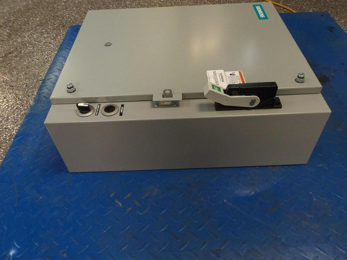 Used SIEMENS 87DUD6FC PUMP PANEL & SIZE 1 STARTER, #211903G NEW