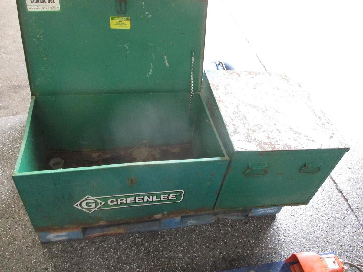 Used GREENLEE (2) BOXS W/ ASSORTED PARTS, #310153J USED